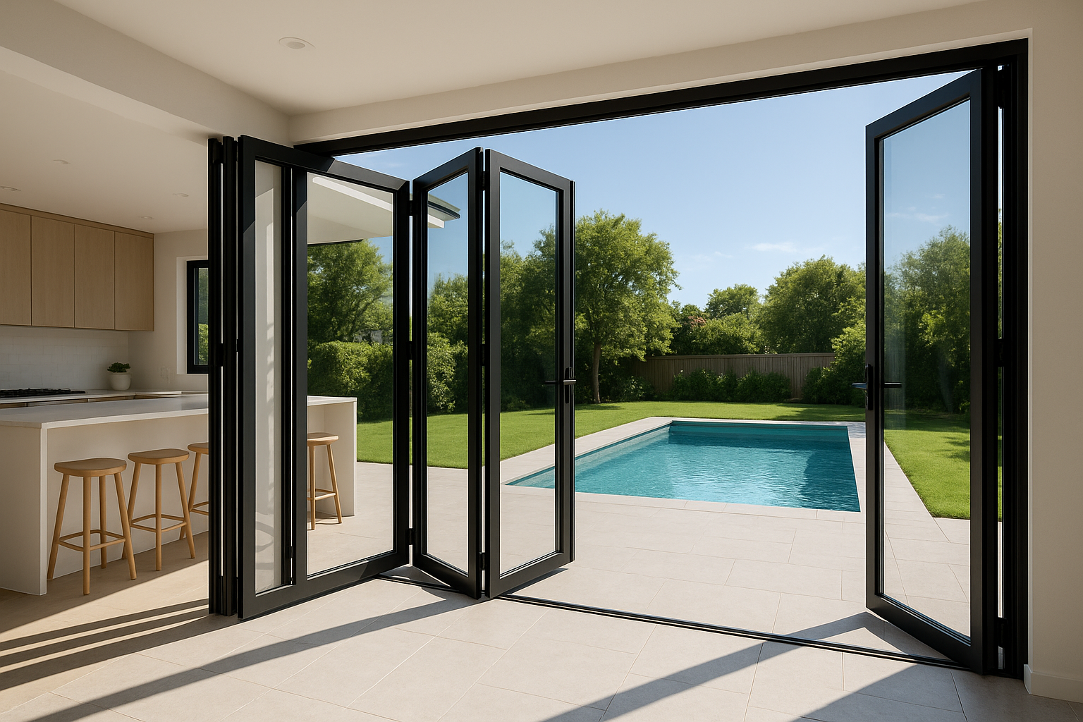 VLX 100 Bifold / Folding Door in Las Vegas, NV | Viewlux Windows And Doors Clark County — detail 4