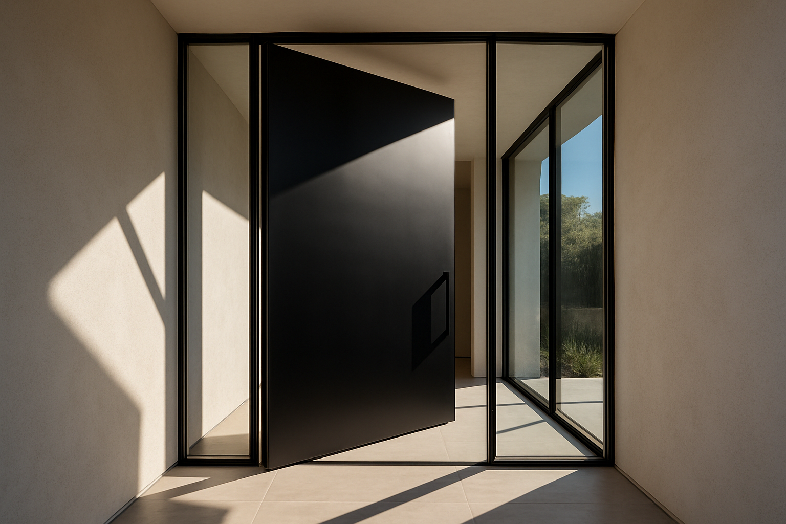 VLX 100 Pivot Door in Las Vegas, NV | Viewlux Windows And Doors Clark County — detail 2